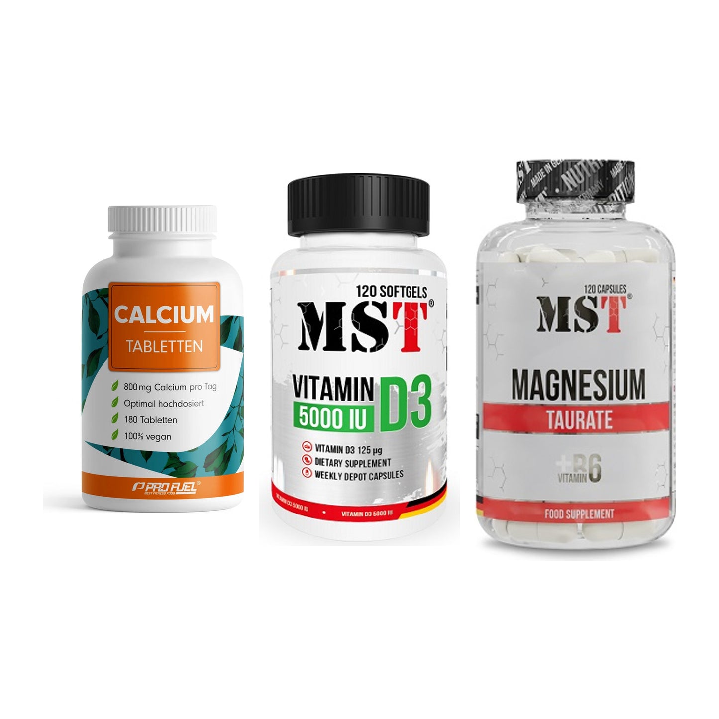Calcium, Vitamin D & Magnesium: ProFuel Calcium + 2 weitere – alle enthaltenen Artikel