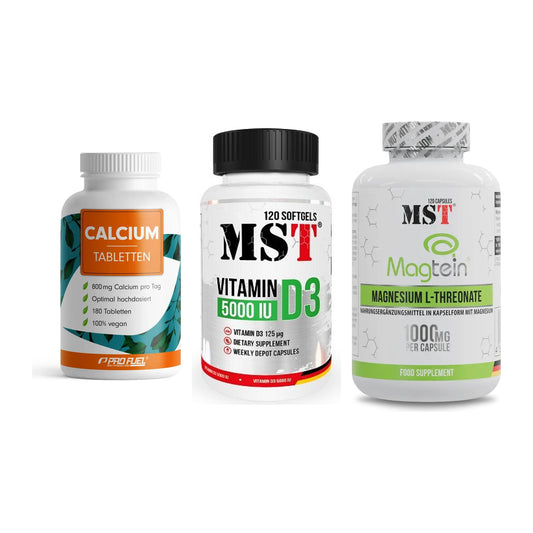 Калций, витамин D и магнезий: ProFuel Calcium + още 2 - всички включени артикули