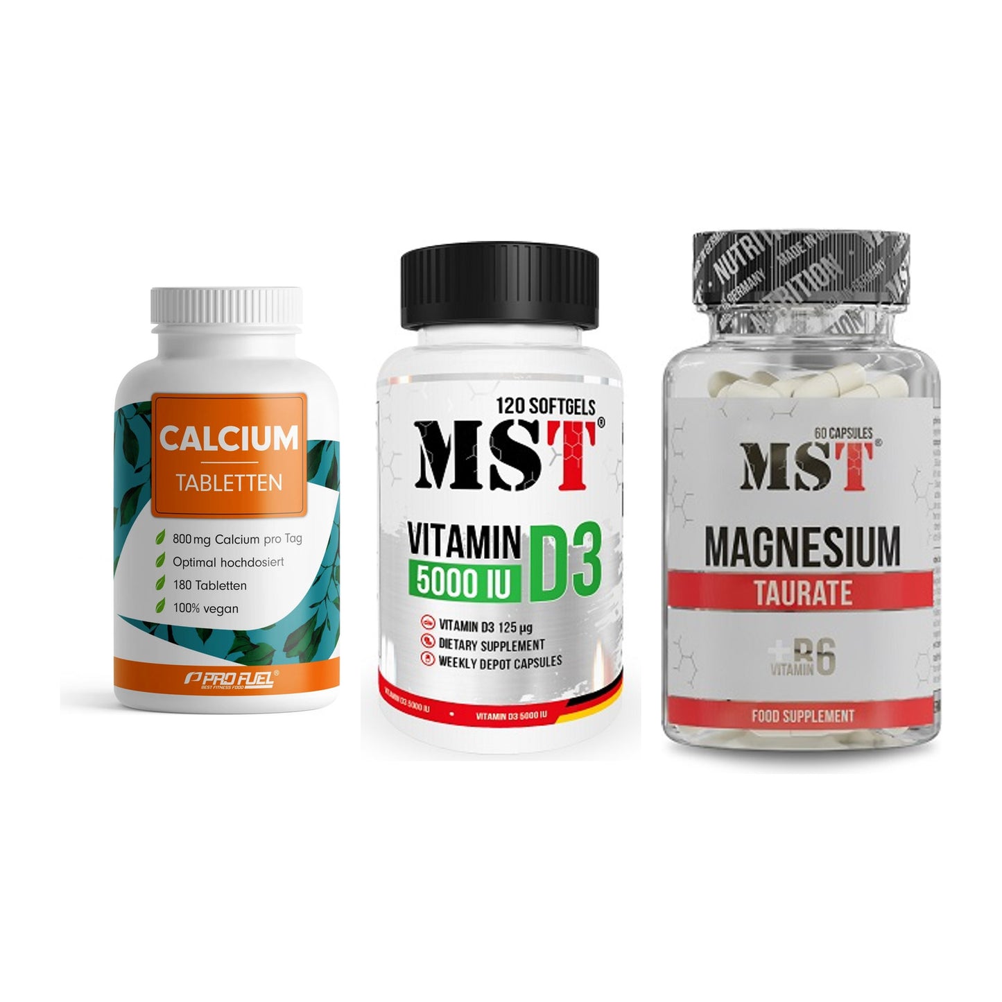 Calcium, Vitamin D & Magnesium: ProFuel Calcium + 2 weitere – alle enthaltenen Artikel