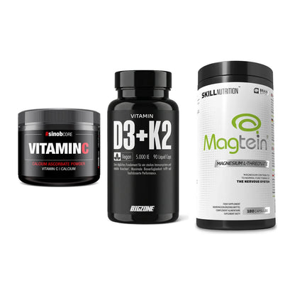 Calcium, Vitamin D & Magnesium: Sinob Vitamin C Calcium + 2 weitere – alle enthaltenen Artikel