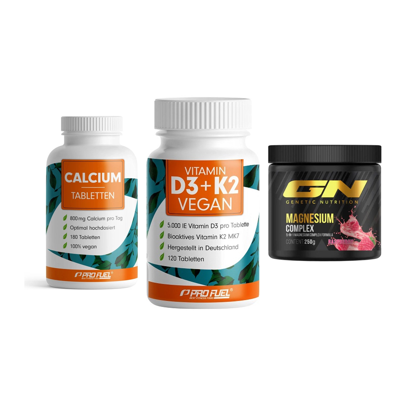 Calcium, Vitamin D & Magnesium: ProFuel Calcium + 2 weitere – alle enthaltenen Artikel