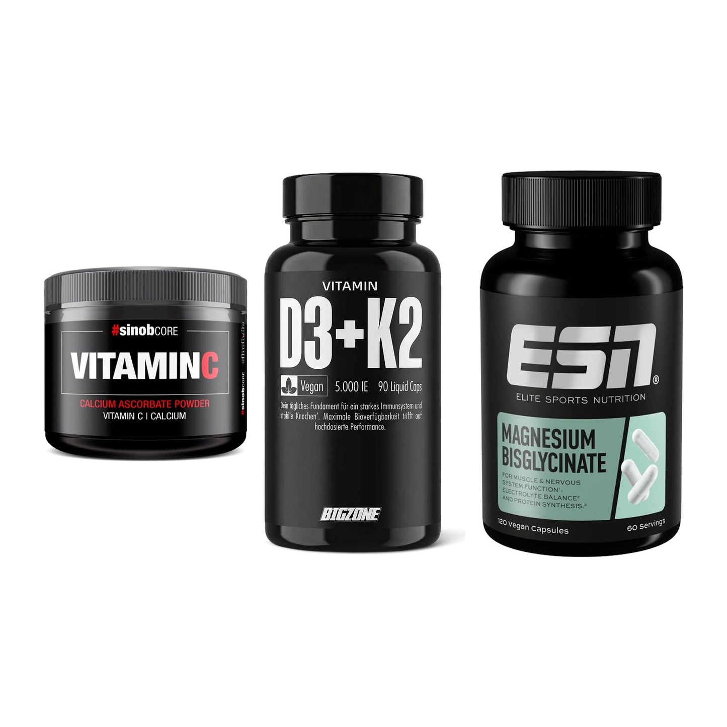 Calcium, Vitamin D & Magnesium: Sinob Vitamin C Calcium + 2 weitere – alle enthaltenen Artikel