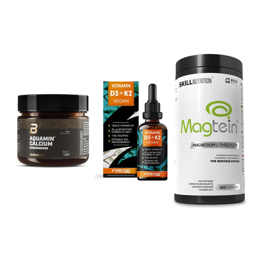 Calcium, Vitamin D & Magnesium: BioTech Aquamin Calcium + 2 weitere – alle enthaltenen Artikel