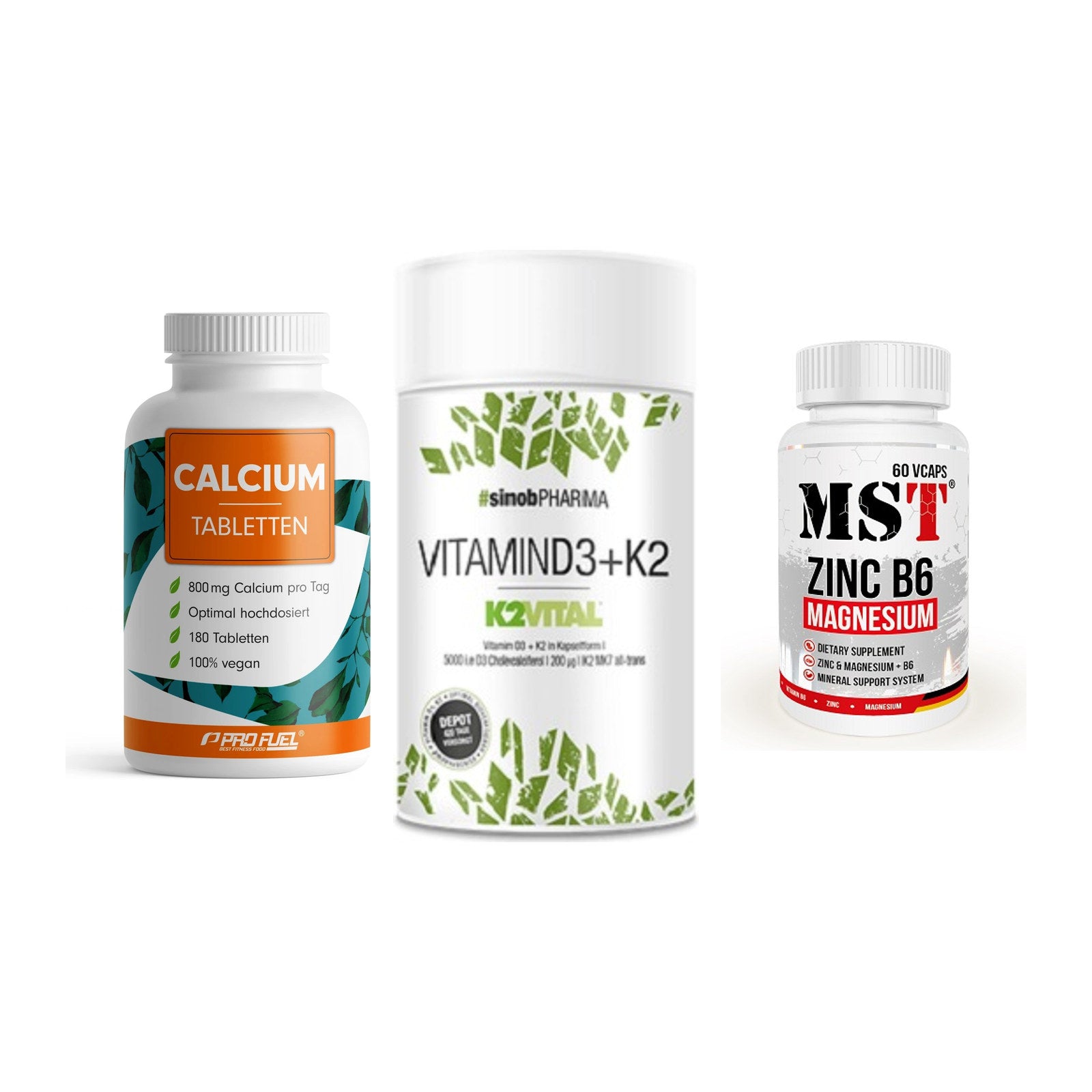 Calcium, Vitamin D & Magnesium: ProFuel Calcium + 2 weitere – alle enthaltenen Artikel