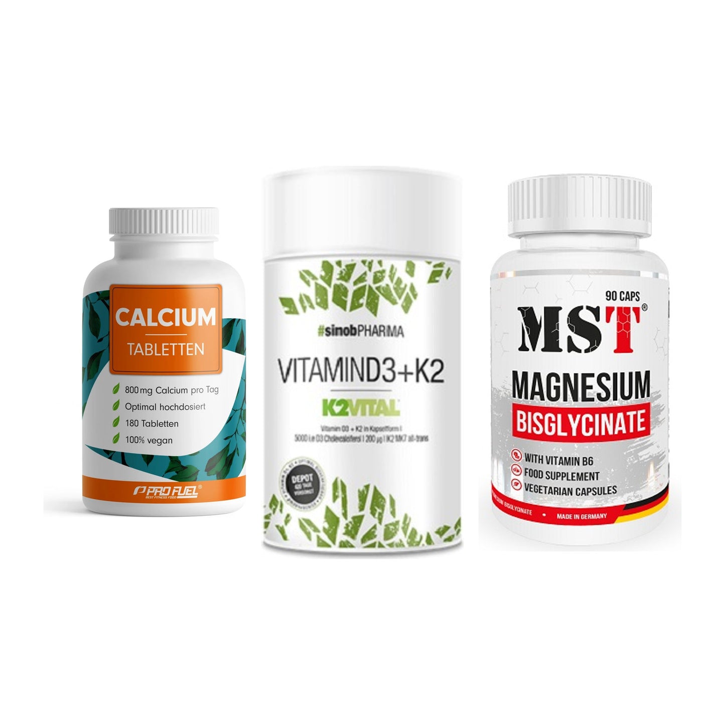 Calcium, Vitamin D & Magnesium: ProFuel Calcium + 2 weitere – alle enthaltenen Artikel