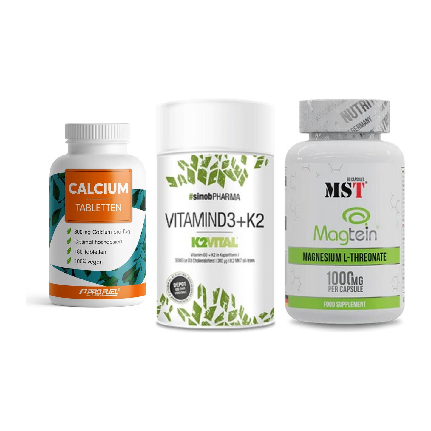 Calcium, Vitamin D & Magnesium: ProFuel Calcium + 2 weitere – alle enthaltenen Artikel