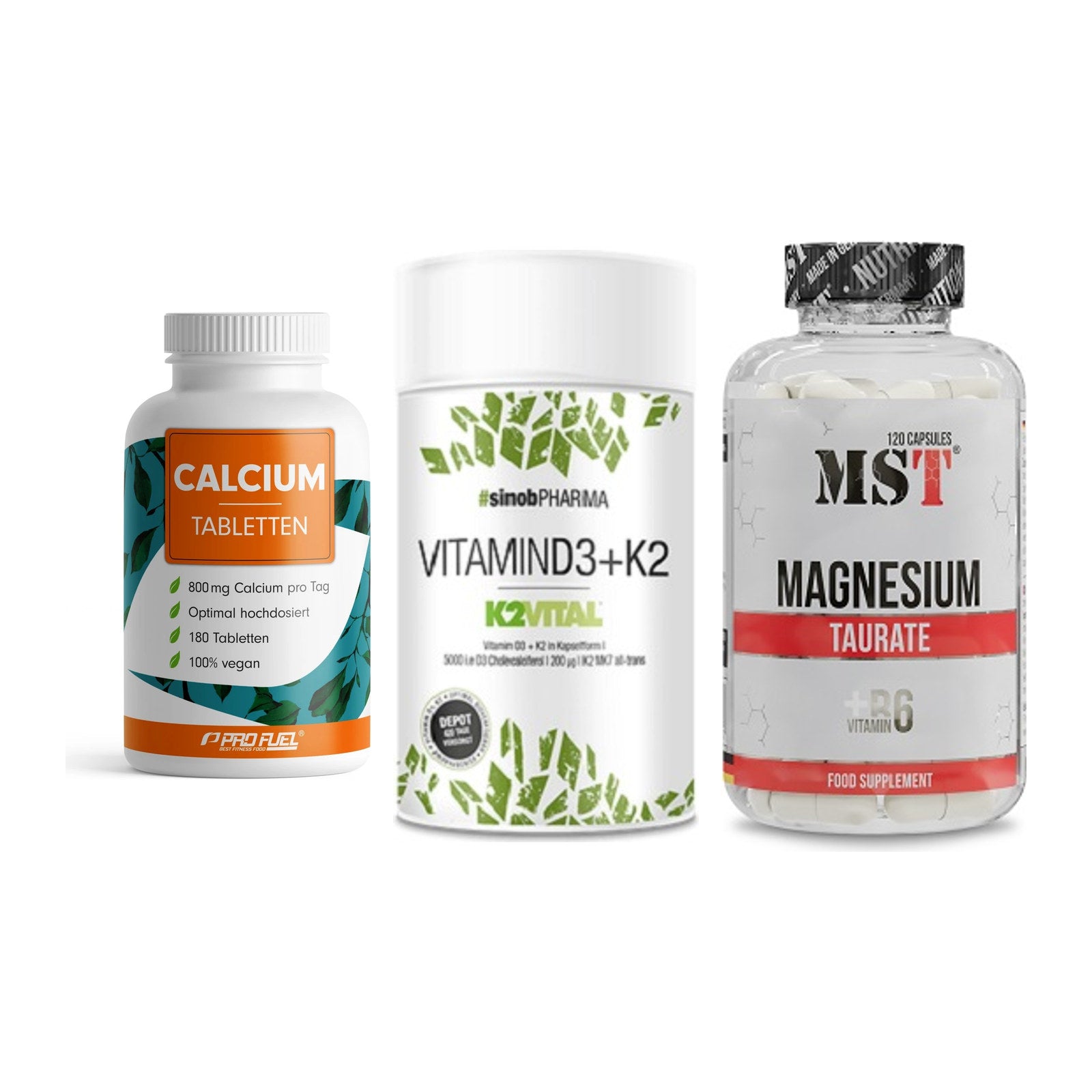Calcium, Vitamin D & Magnesium: ProFuel Calcium + 2 weitere – alle enthaltenen Artikel