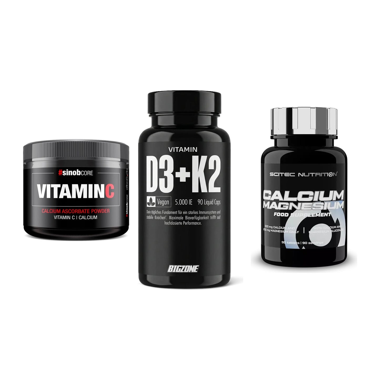Calcium, Vitamin D & Magnesium: Sinob Vitamin C Calcium + 2 weitere – alle enthaltenen Artikel