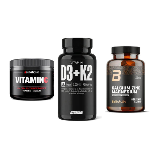 Calcium, Vitamin D & Magnesium: Sinob Vitamin C Calcium + 2 weitere – alle enthaltenen Artikel