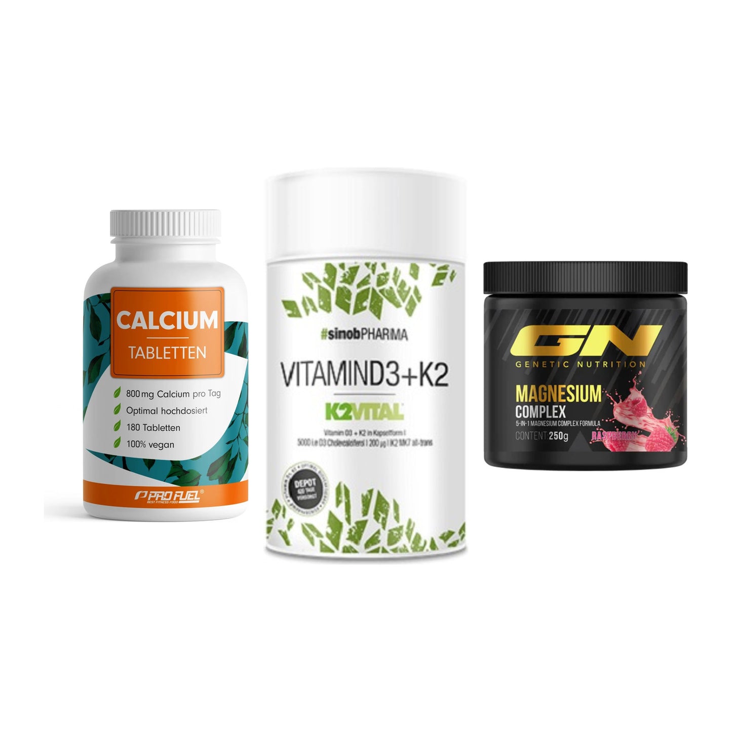 Calcium, Vitamin D & Magnesium: ProFuel Calcium + 2 weitere – alle enthaltenen Artikel