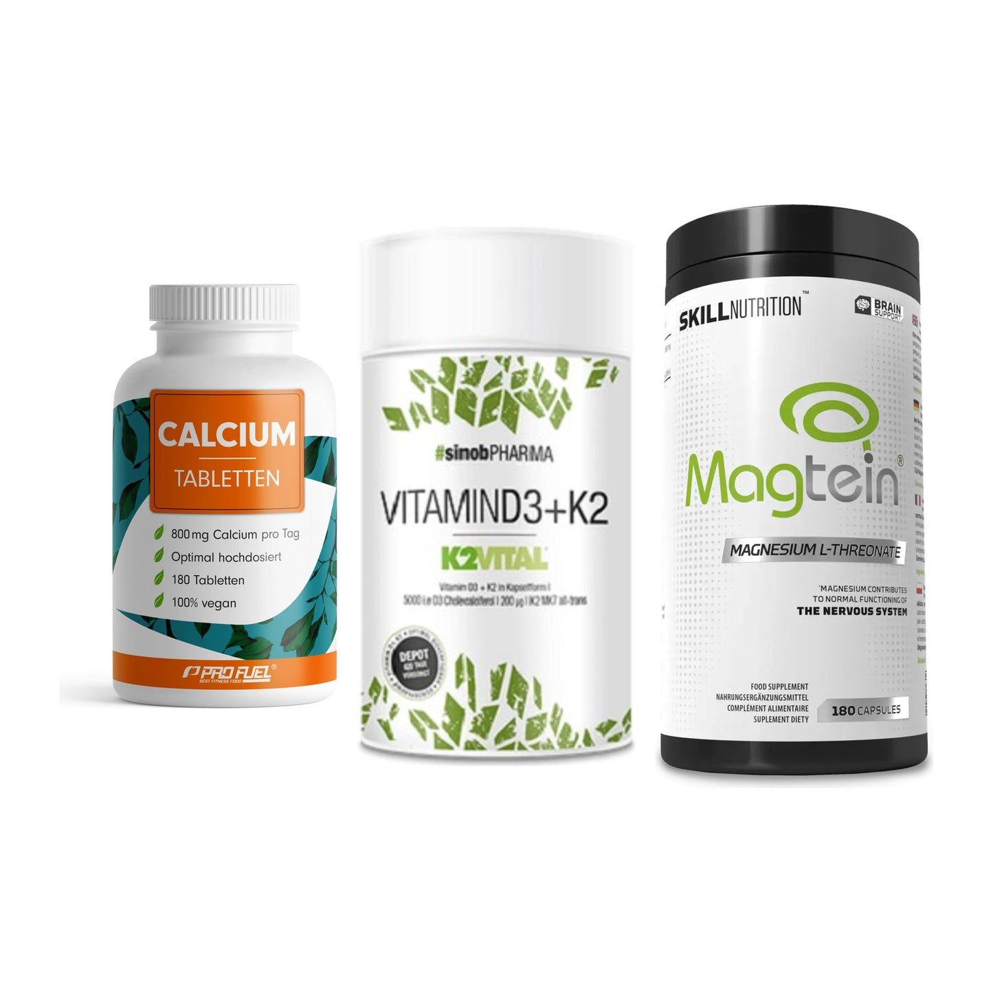Calcium, Vitamin D & Magnesium: ProFuel Calcium + 2 weitere – alle enthaltenen Artikel