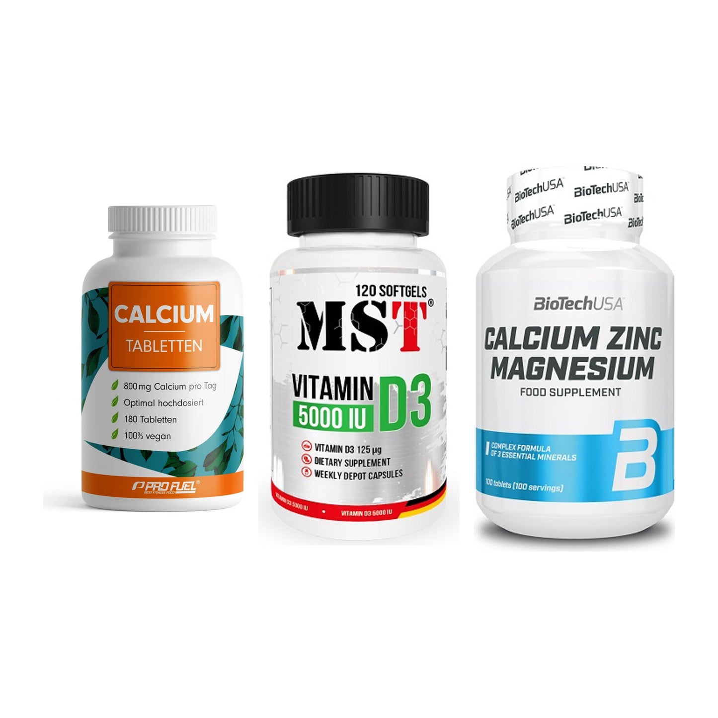 Calcium, Vitamin D & Magnesium: ProFuel Calcium + 2 weitere – alle enthaltenen Artikel