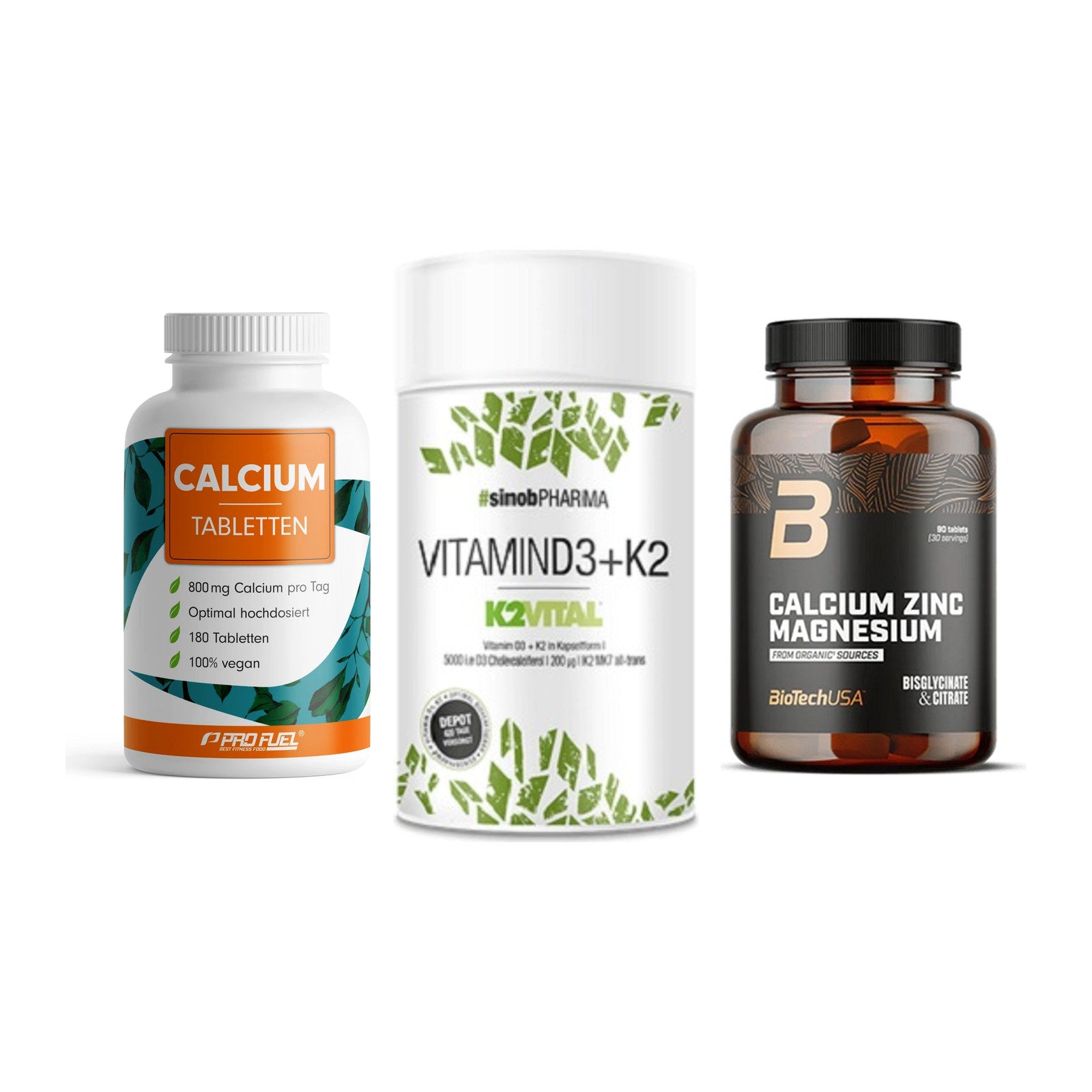 Calcium, Vitamin D & Magnesium: ProFuel Calcium + 2 weitere – alle enthaltenen Artikel