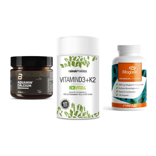 Calcium, Vitamin D & Magnesium: BioTech Aquamin Calcium + 2 weitere – alle enthaltenen Artikel