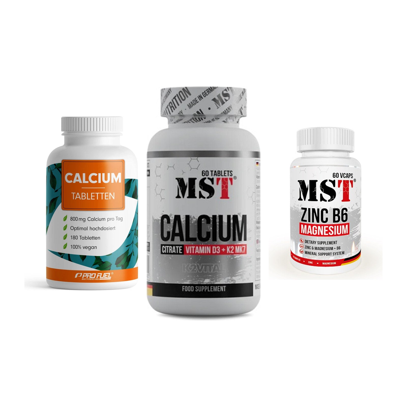 Calcium, Vitamin D & Magnesium: ProFuel Calcium + 2 weitere – alle enthaltenen Artikel
