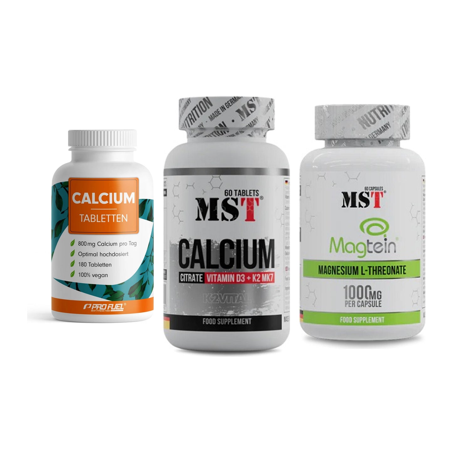 Calcium, Vitamin D & Magnesium: ProFuel Calcium + 2 weitere – alle enthaltenen Artikel