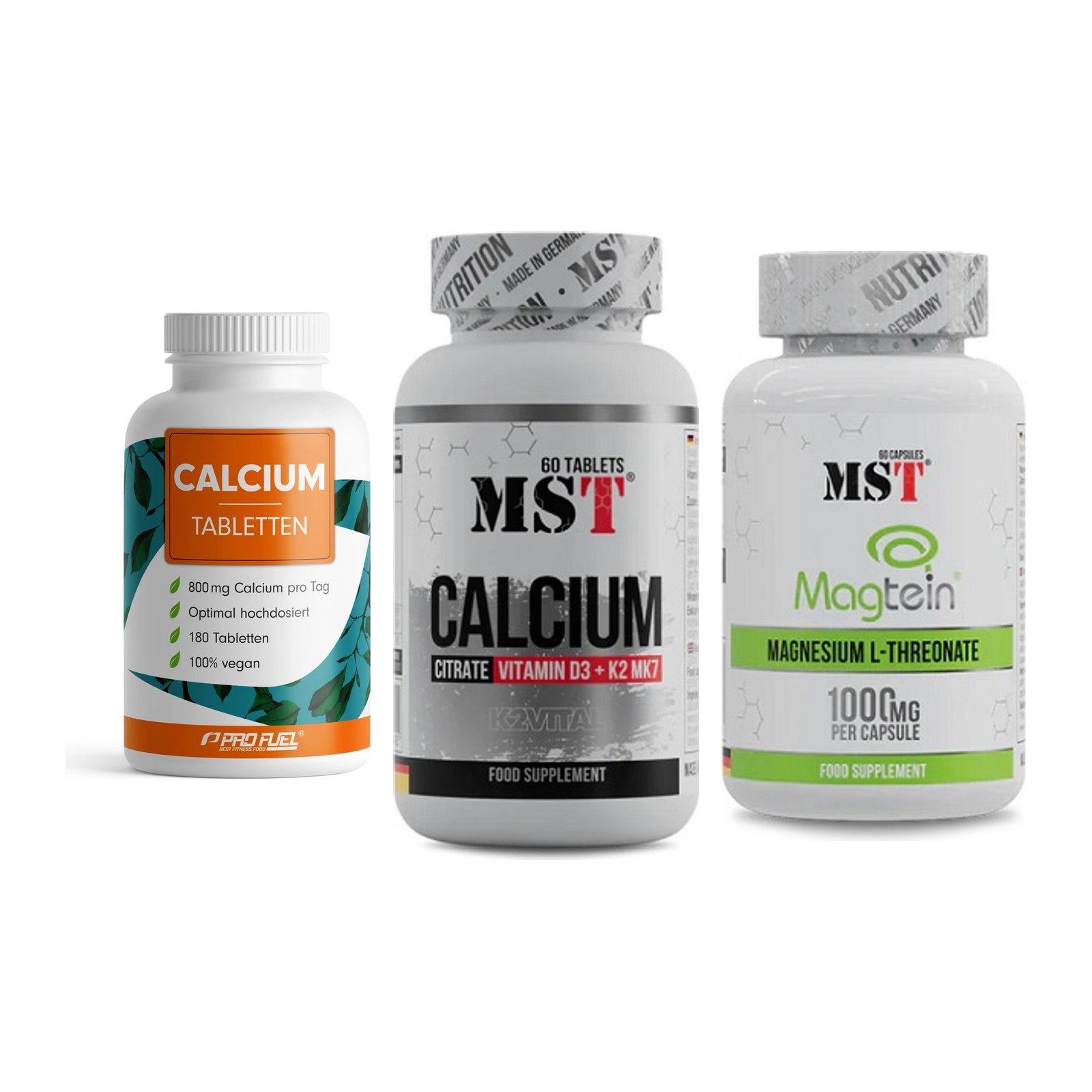 Calcium, Vitamin D & Magnesium: ProFuel Calcium + 2 weitere – alle enthaltenen Artikel