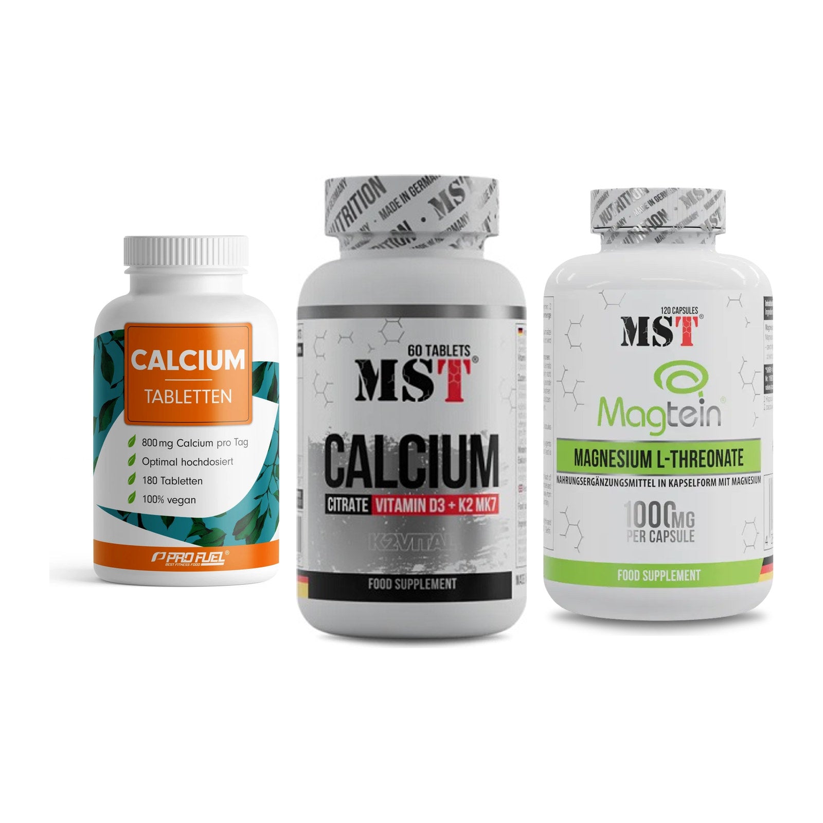 Calcium, Vitamin D & Magnesium: ProFuel Calcium + 2 weitere – alle enthaltenen Artikel