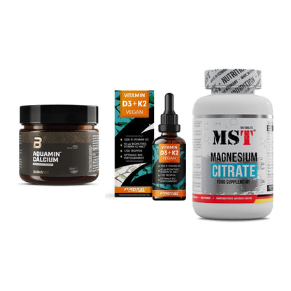 Calcium, Vitamin D & Magnesium: BioTech Aquamin Calcium + 2 weitere – alle enthaltenen Artikel