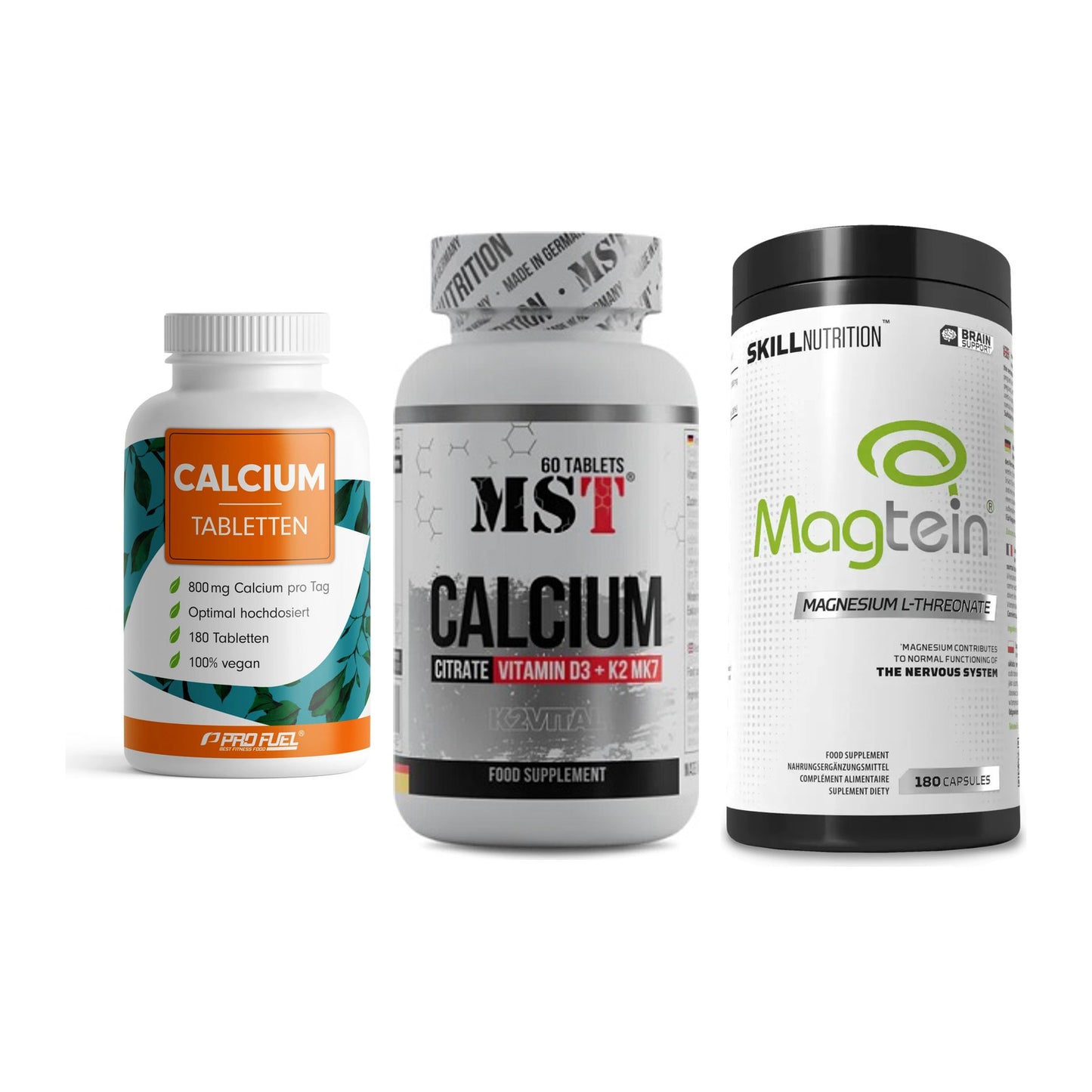 Calcium, Vitamin D & Magnesium: ProFuel Calcium + 2 weitere – alle enthaltenen Artikel