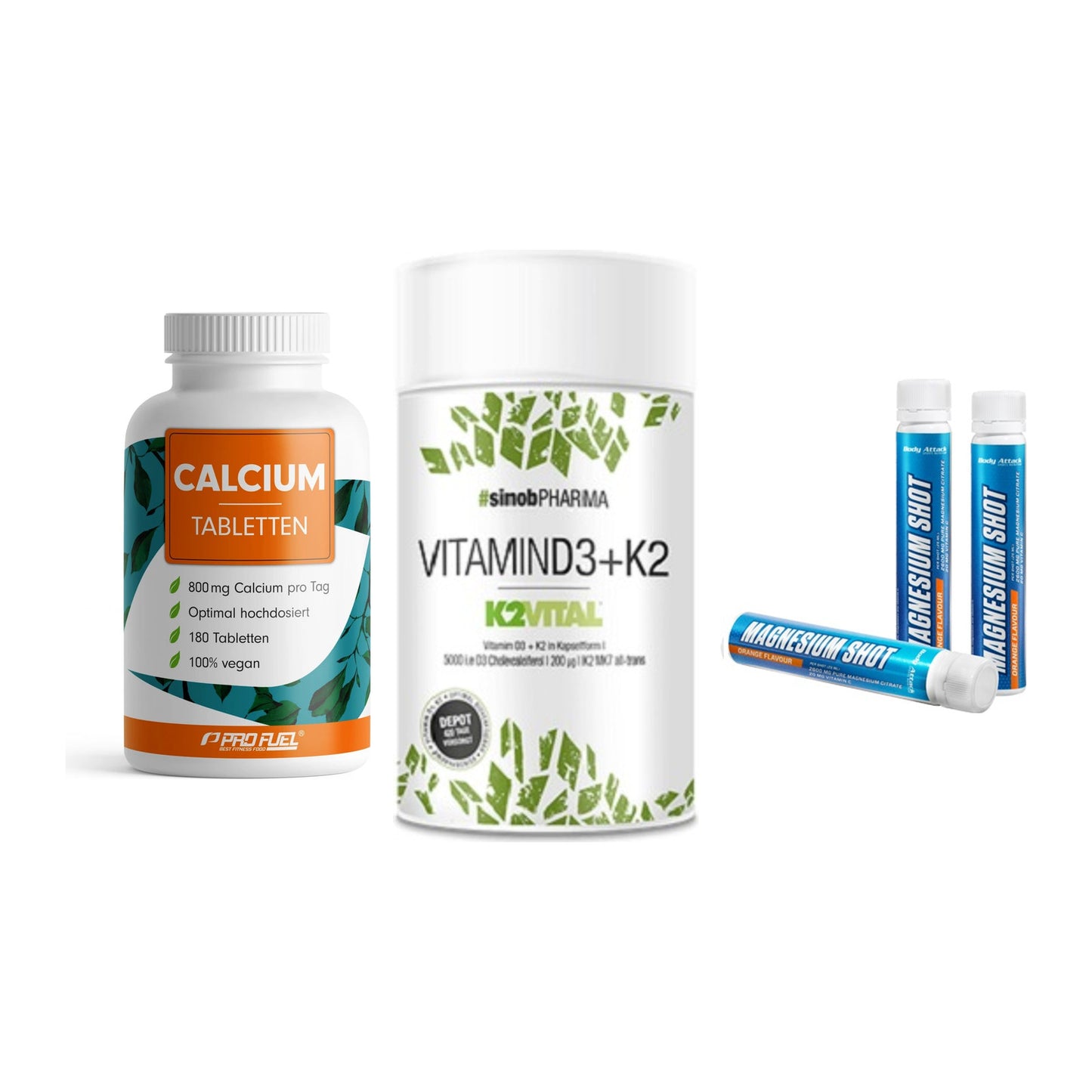 Calcium, Vitamin D & Magnesium: ProFuel Calcium + 2 weitere – alle enthaltenen Artikel