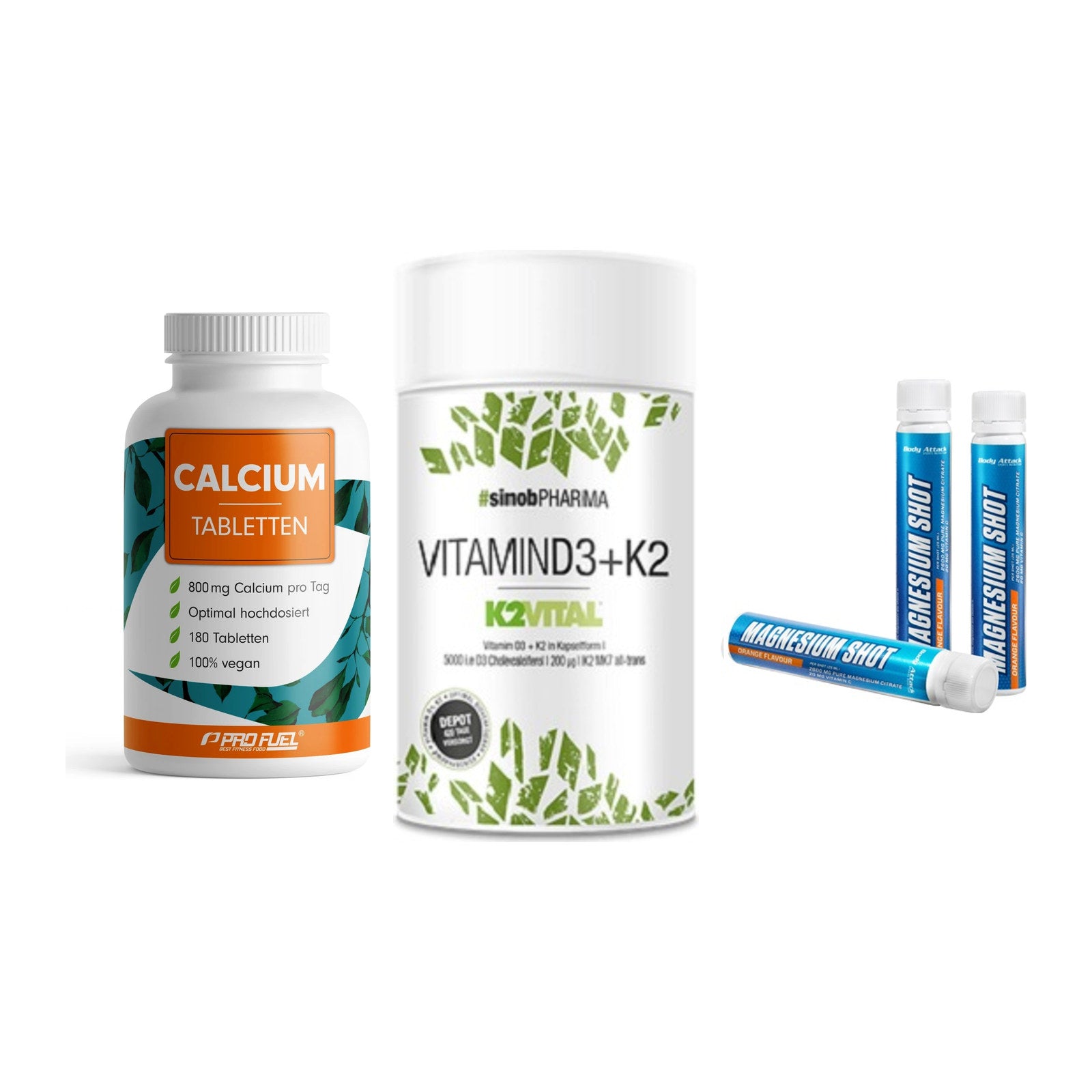 Calcium, Vitamin D & Magnesium: ProFuel Calcium + 2 weitere – alle enthaltenen Artikel