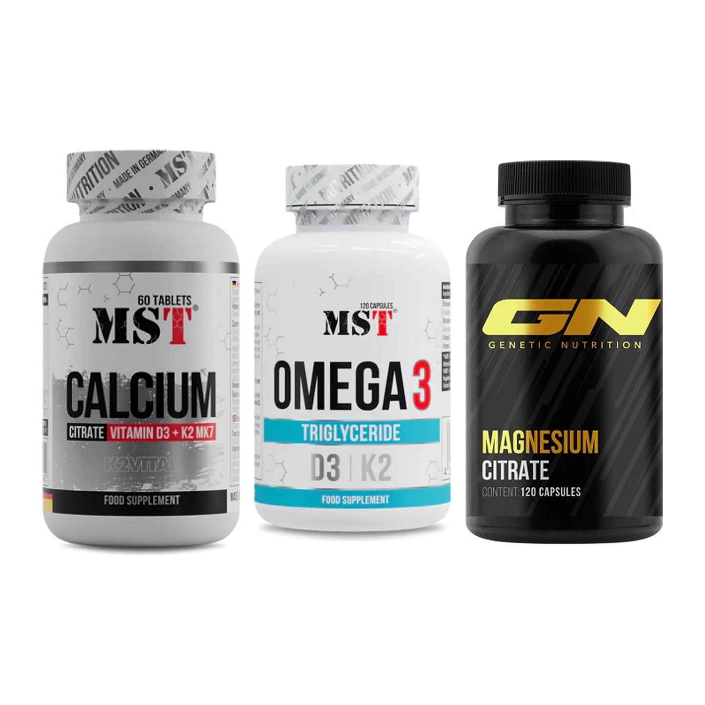 Calcium, Vitamin D & Magnesium: MST Calcium Citrate D3 + 2 weitere – alle enthaltenen Artikel