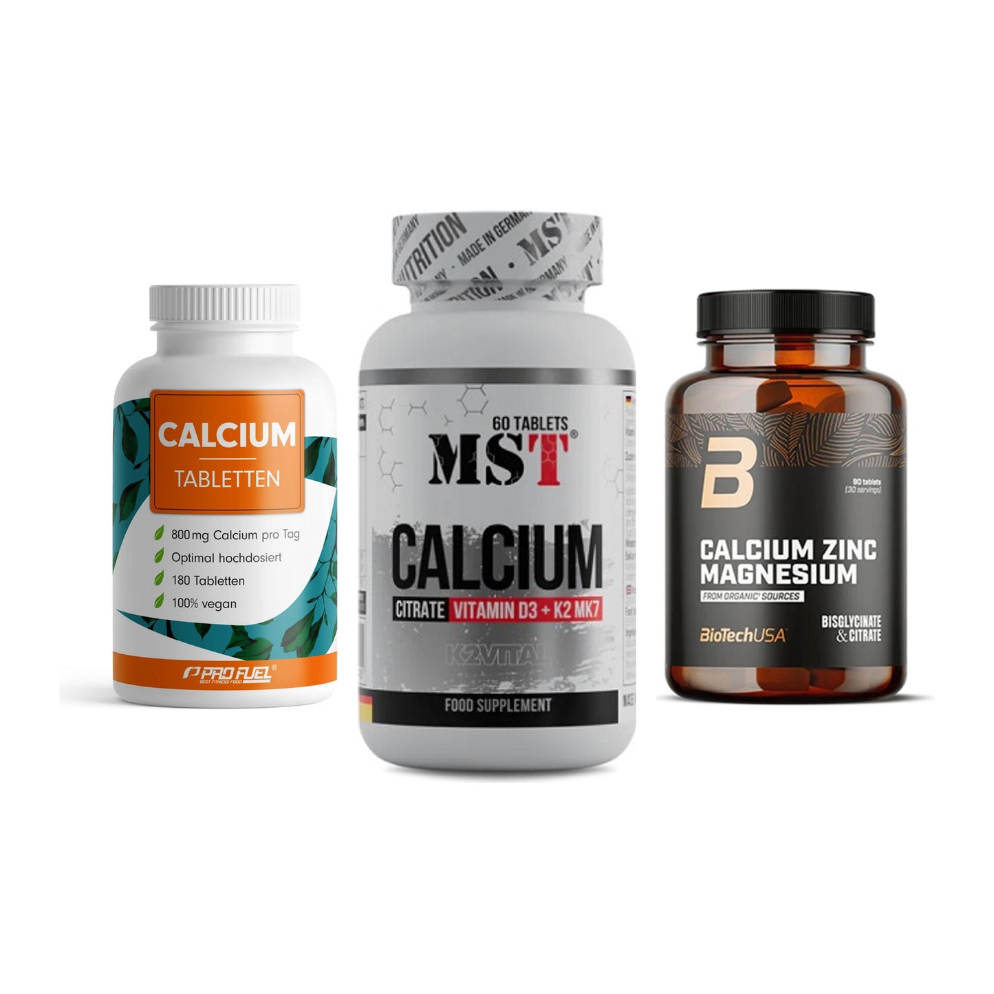 Calcium, Vitamin D & Magnesium: ProFuel Calcium + 2 weitere – alle enthaltenen Artikel
