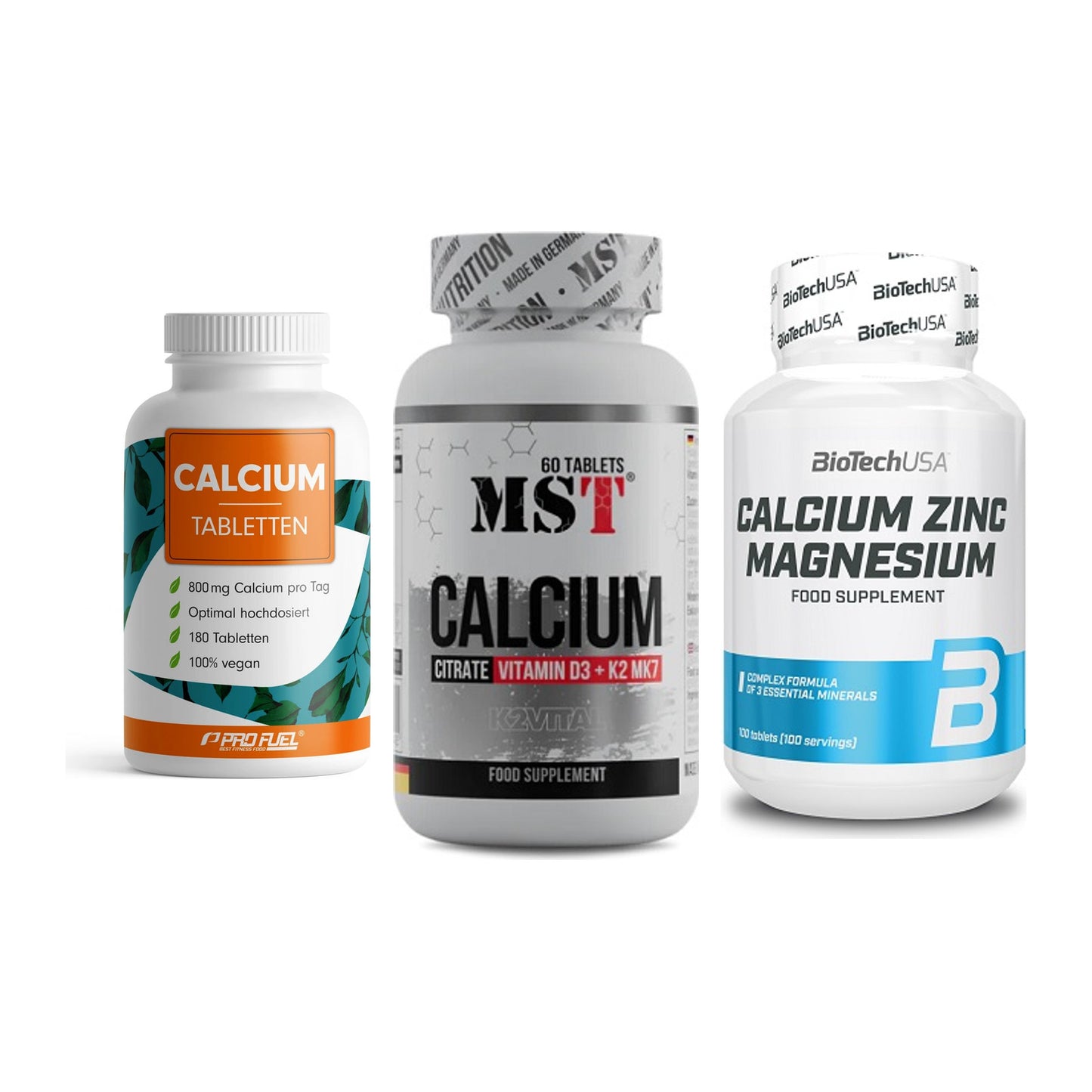 Calcium, Vitamin D & Magnesium: ProFuel Calcium + 2 weitere – alle enthaltenen Artikel