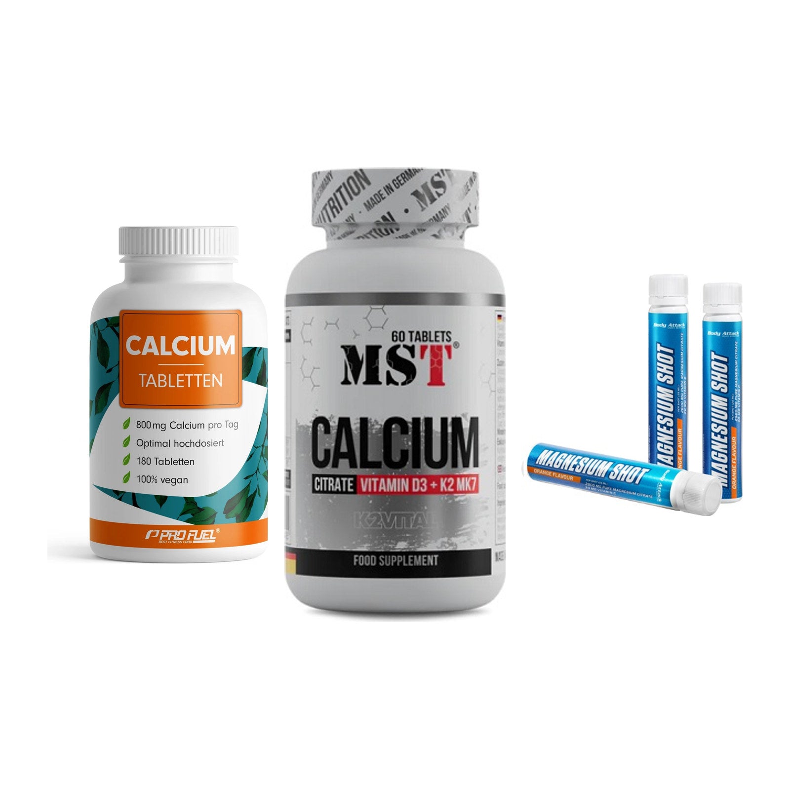 Calcium, Vitamin D & Magnesium: ProFuel Calcium + 2 weitere – alle enthaltenen Artikel