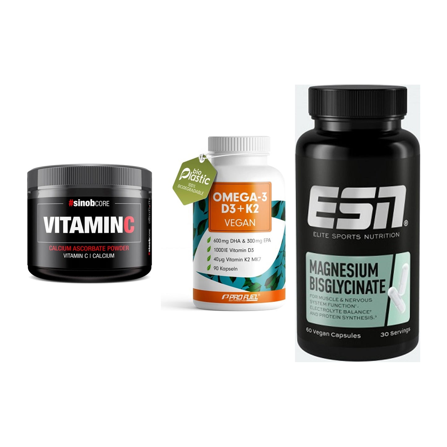 Calcium, Vitamin D & Magnesium: Sinob Vitamin C Calcium + 2 weitere – alle enthaltenen Artikel