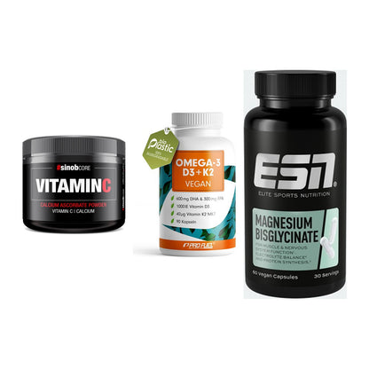 Calcium, Vitamin D & Magnesium: Sinob Vitamin C Calcium + 2 weitere – alle enthaltenen Artikel