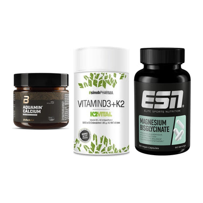 Calcium, Vitamin D & Magnesium: BioTech Aquamin Calcium + 2 weitere – alle enthaltenen Artikel