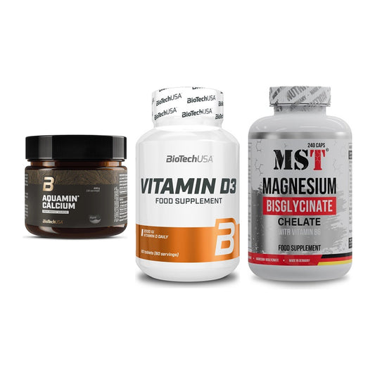Calcium, Vitamin D & Magnesium: BioTech Aquamin Calcium + 2 weitere – alle enthaltenen Artikel