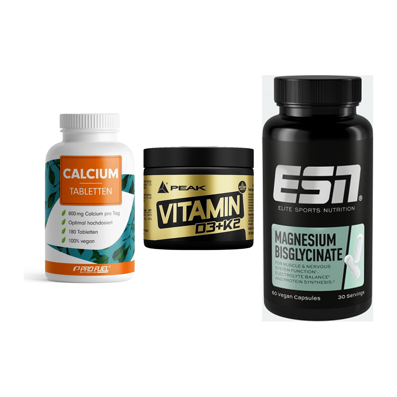Calcium, Vitamin D & Magnesium: ProFuel Calcium + 2 weitere – alle enthaltenen Artikel