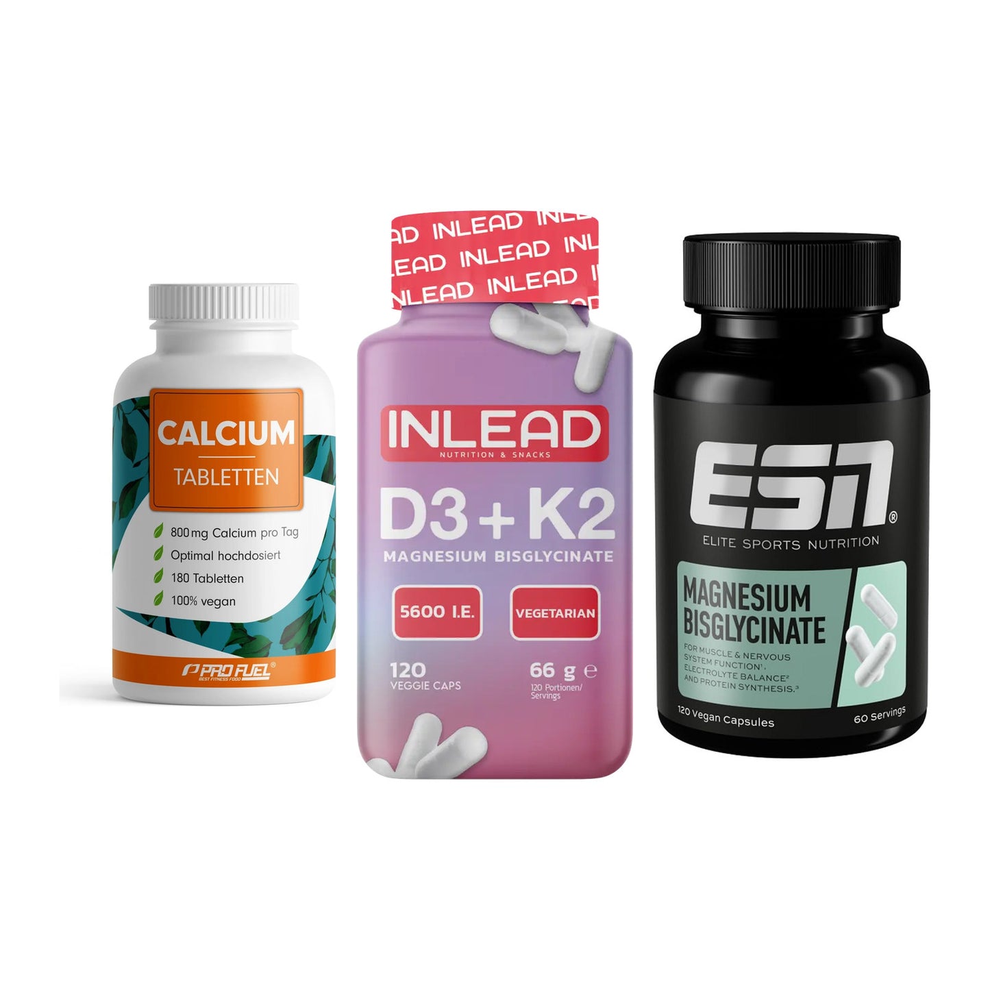 Calcium, Vitamin D & Magnesium: ProFuel Calcium + 2 weitere – alle enthaltenen Artikel