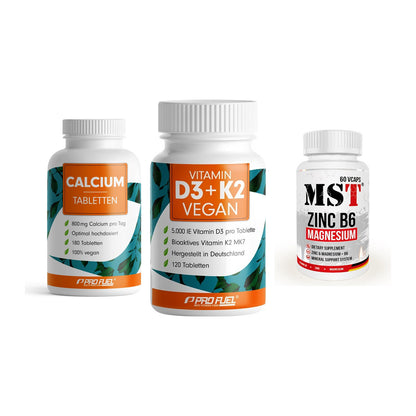 Calcium, Vitamin D & Magnesium: ProFuel Calcium + 2 weitere – alle enthaltenen Artikel