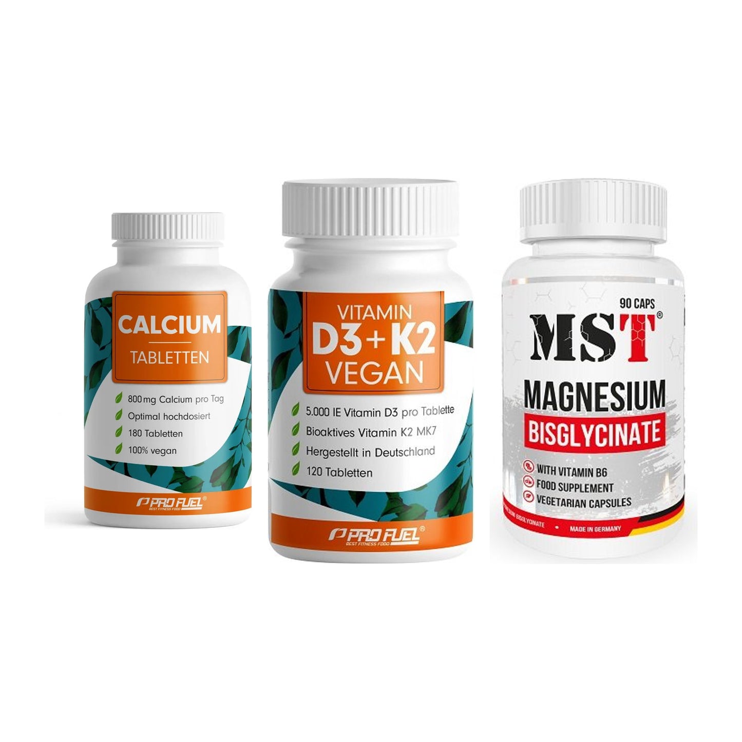 Calcium, Vitamin D & Magnesium: ProFuel Calcium + 2 weitere – alle enthaltenen Artikel