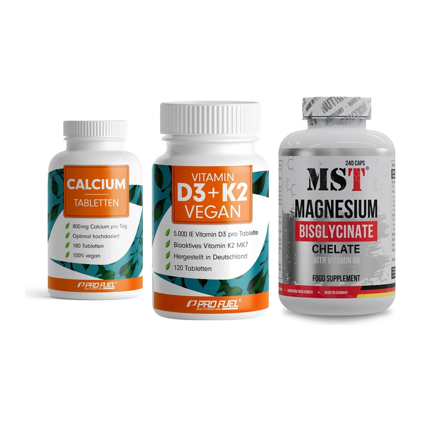 Calcium, Vitamin D & Magnesium: ProFuel Calcium + 2 weitere – alle enthaltenen Artikel