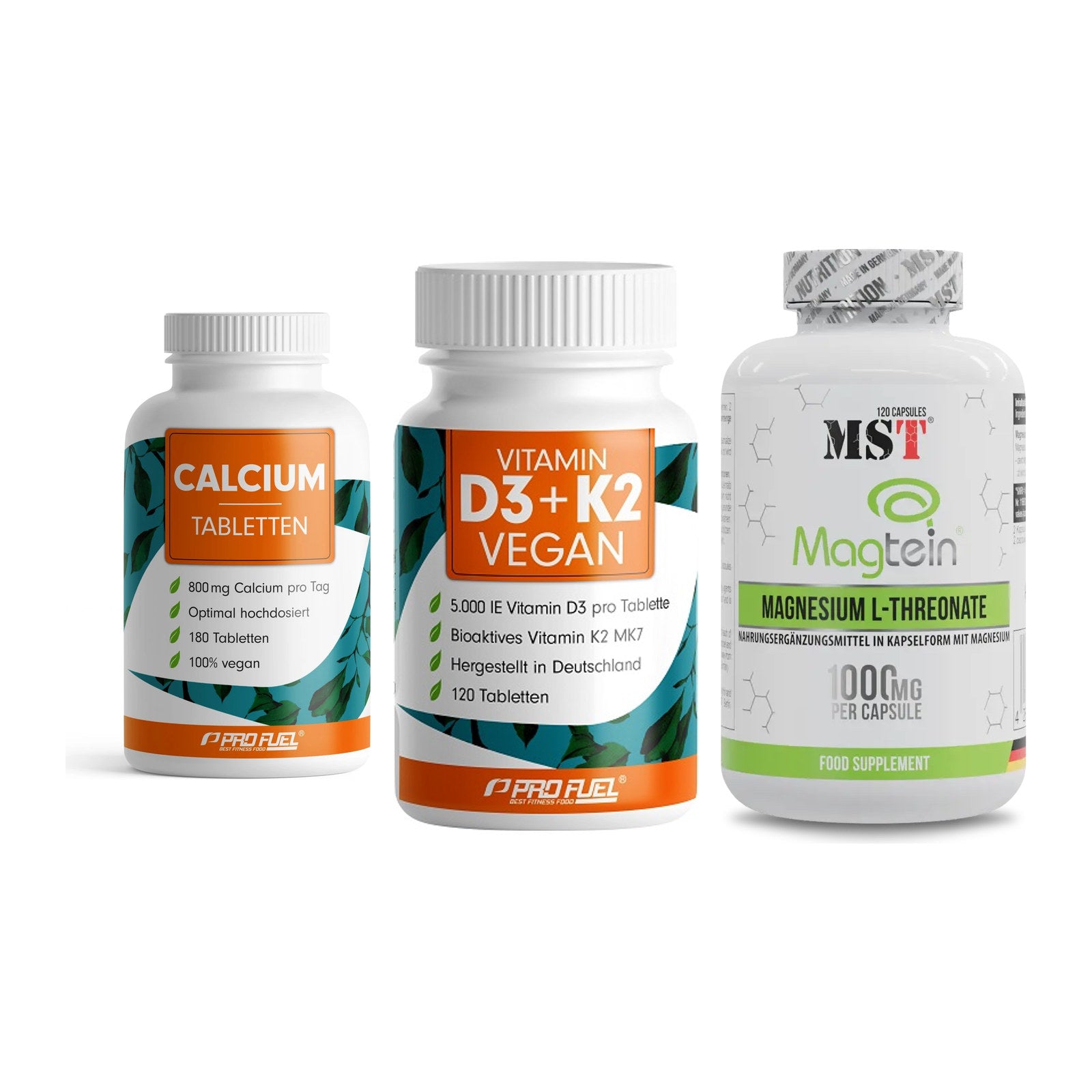 Calcium, Vitamin D & Magnesium: ProFuel Calcium + 2 weitere – alle enthaltenen Artikel