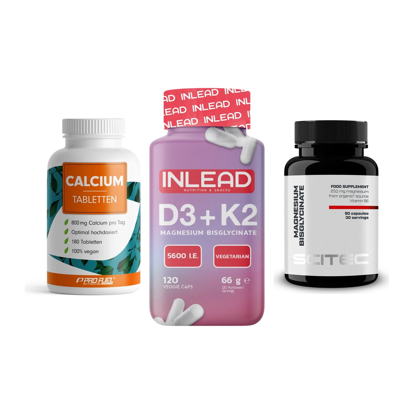Calcium, Vitamin D & Magnesium: ProFuel Calcium + 2 weitere – alle enthaltenen Artikel