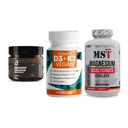 Calcium, Vitamin D & Magnesium: BioTech Aquamin Calcium + 2 weitere – alle enthaltenen Artikel