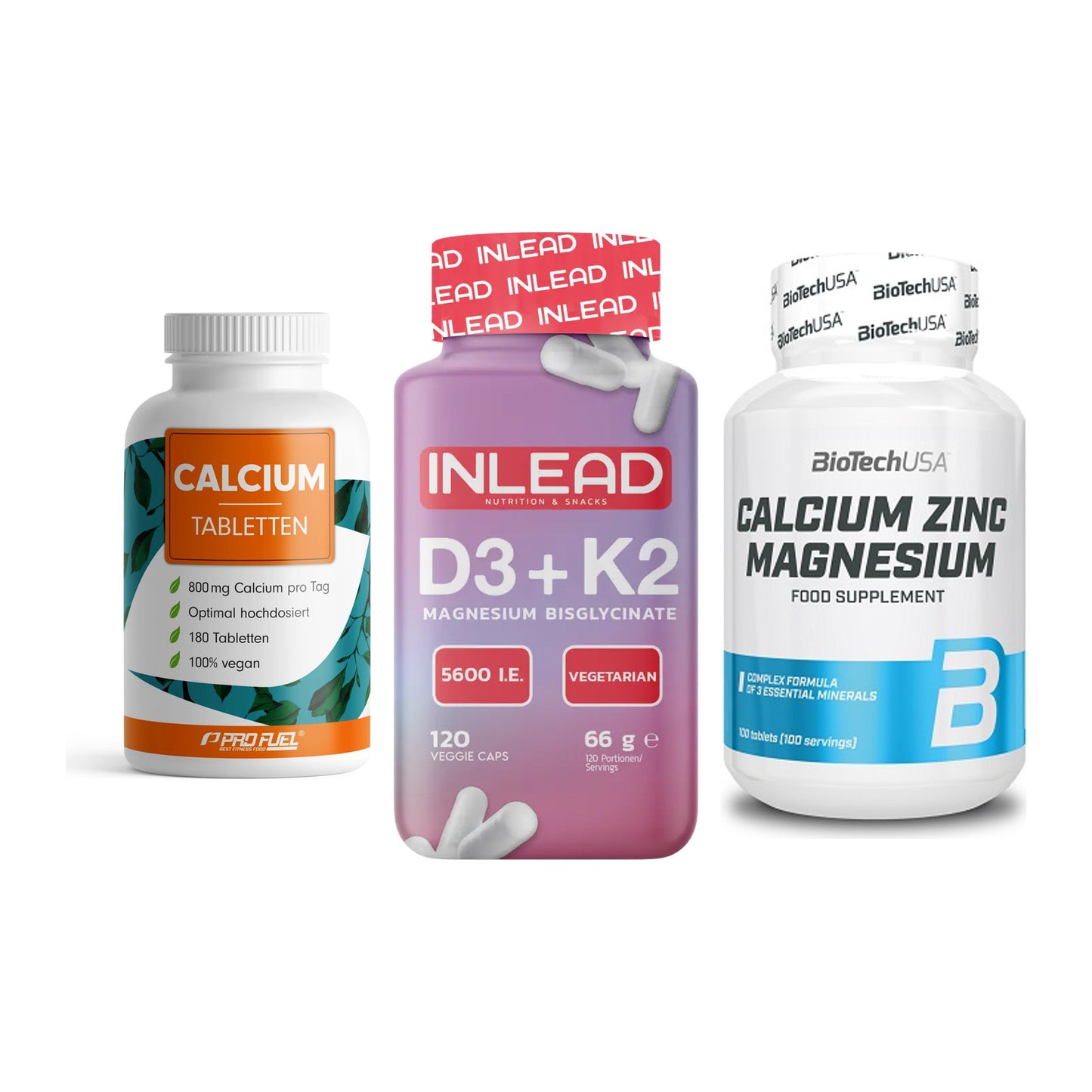 Calcium, Vitamin D & Magnesium: ProFuel Calcium + 2 weitere – alle enthaltenen Artikel