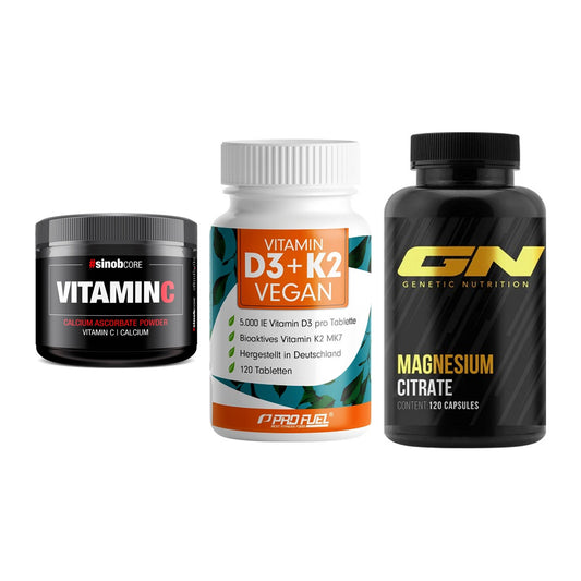Calcium, Vitamin D & Magnesium: Sinob Vitamin C Calcium + 2 weitere – alle enthaltenen Artikel