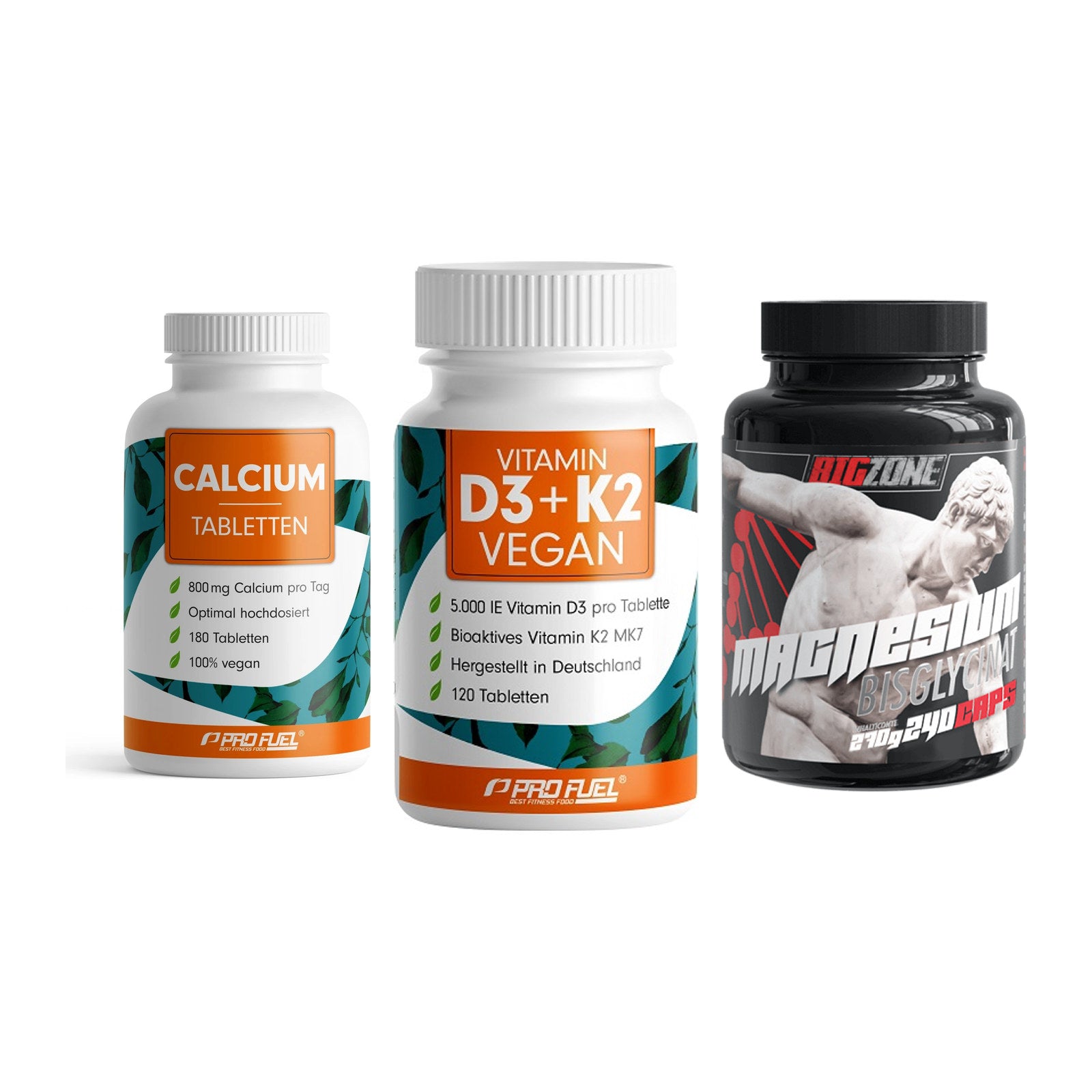 Calcium, Vitamin D & Magnesium: ProFuel Calcium + 2 weitere – alle enthaltenen Artikel