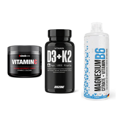 Calcium, Vitamin D & Magnesium: Sinob Vitamin C Calcium + 2 weitere – alle enthaltenen Artikel