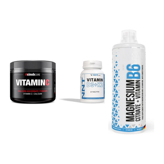 Calcium, Vitamin D & Magnesium: Sinob Vitamin C Calcium + 2 weitere – alle enthaltenen Artikel