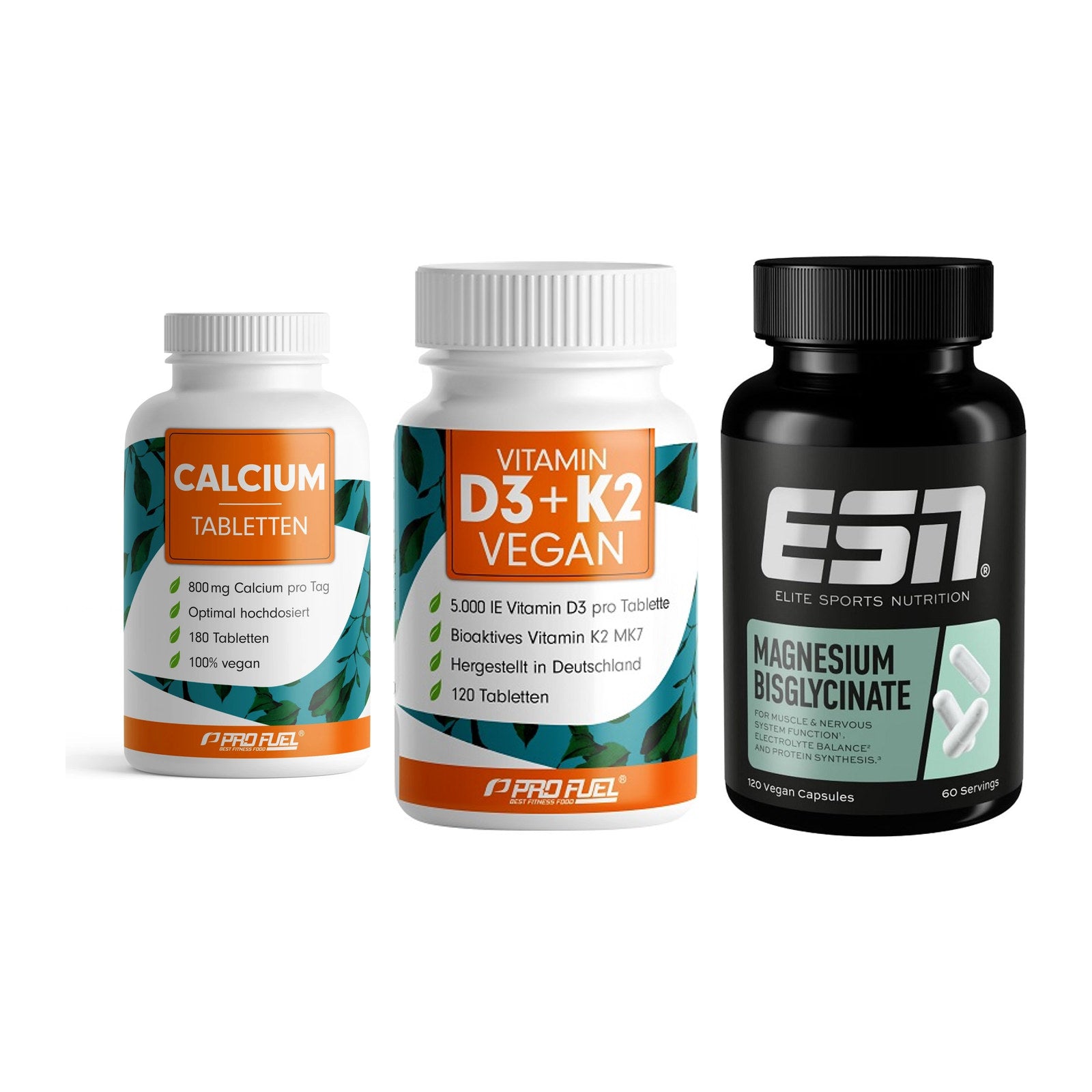 Calcium, Vitamin D & Magnesium: ProFuel Calcium + 2 weitere – alle enthaltenen Artikel