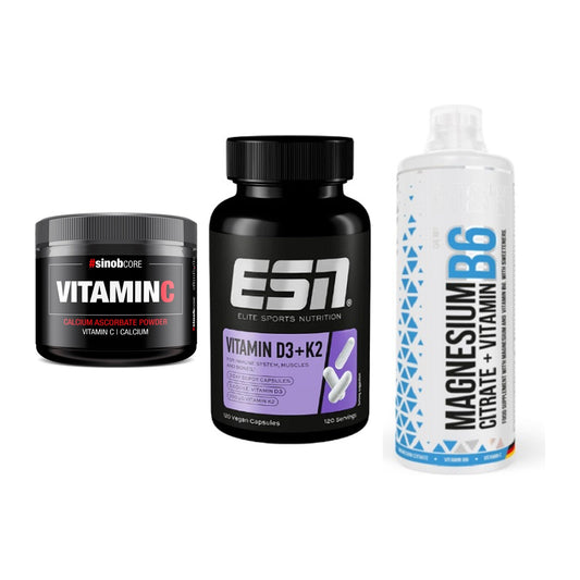 Calcium, Vitamin D & Magnesium: Sinob Vitamin C Calcium + 2 weitere – alle enthaltenen Artikel