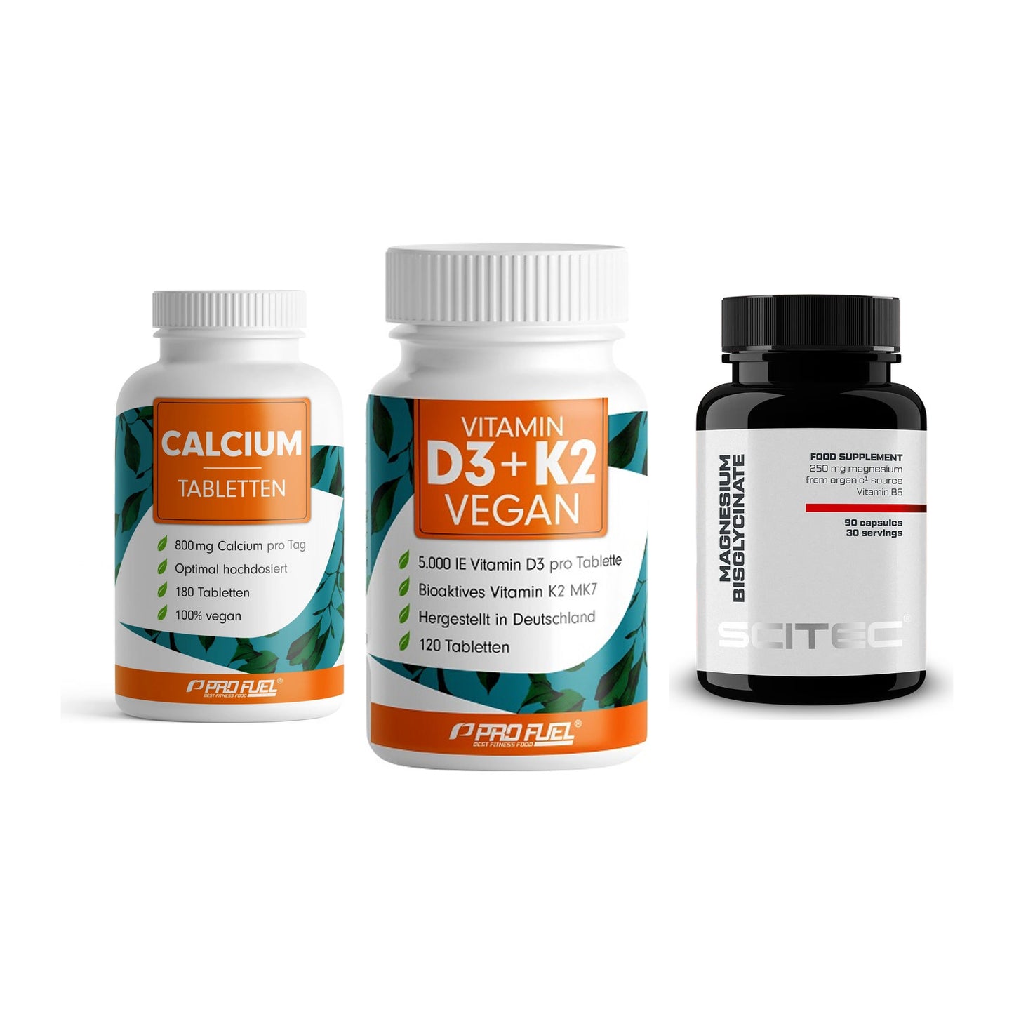 Calcium, Vitamin D & Magnesium: ProFuel Calcium + 2 weitere – alle enthaltenen Artikel
